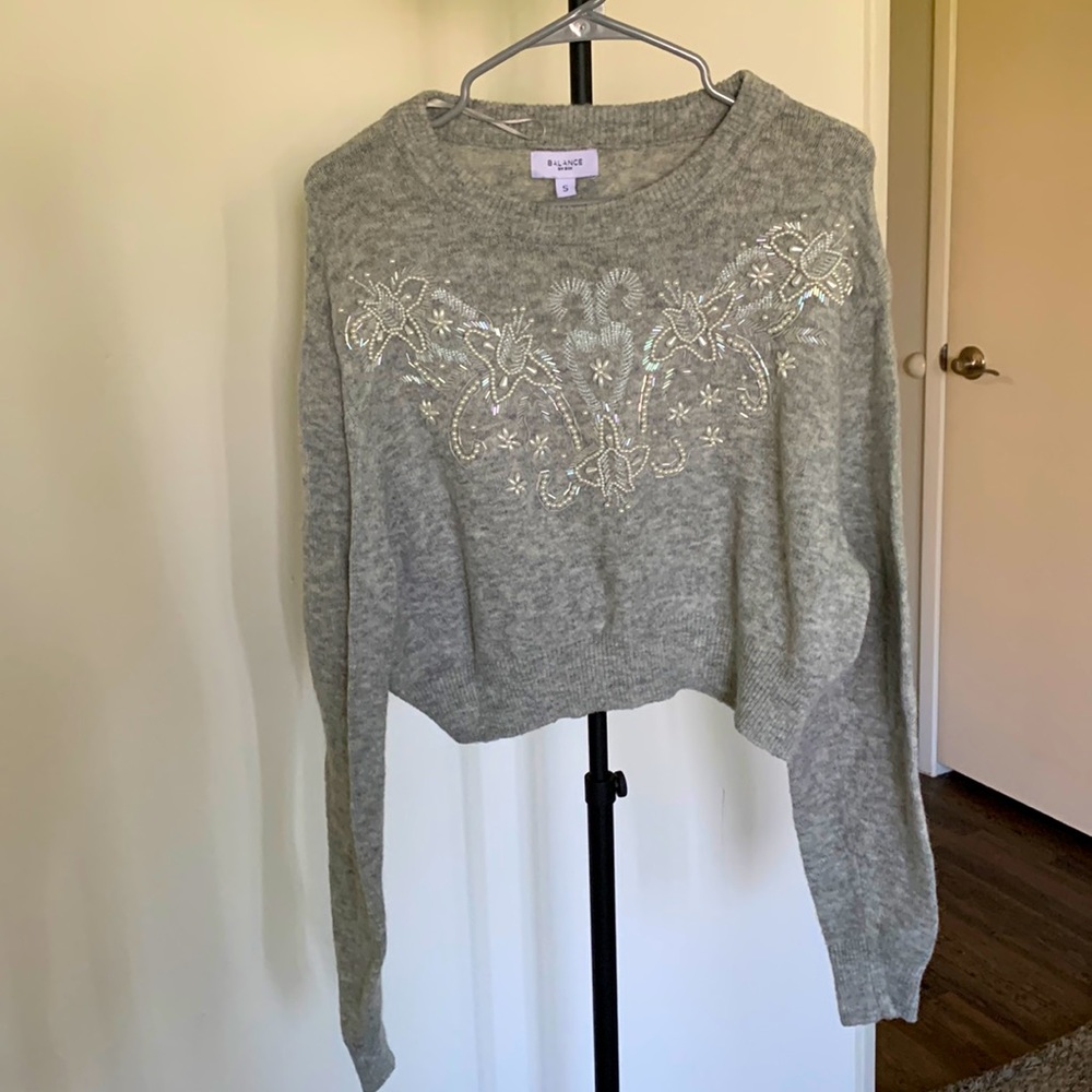 Beaded Sweater